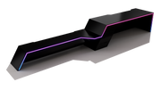 Vertex Gaming Desk with Tv Console
